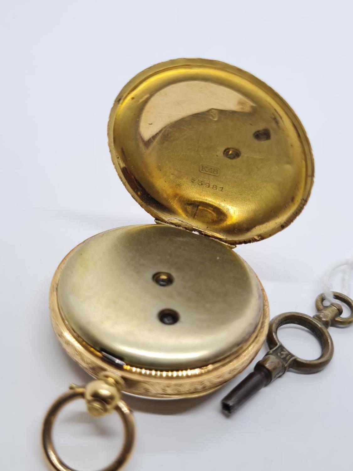 18ct Gold Ladies POCKET WATCH circa 1890. FWO 31.5g - Image 3 of 8