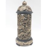 A beautiful, Burmese, stone carved and pierced, incense burner (a candle can also be used).