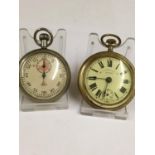 Vintage alarm pocket watch and stopwatch ( AF)