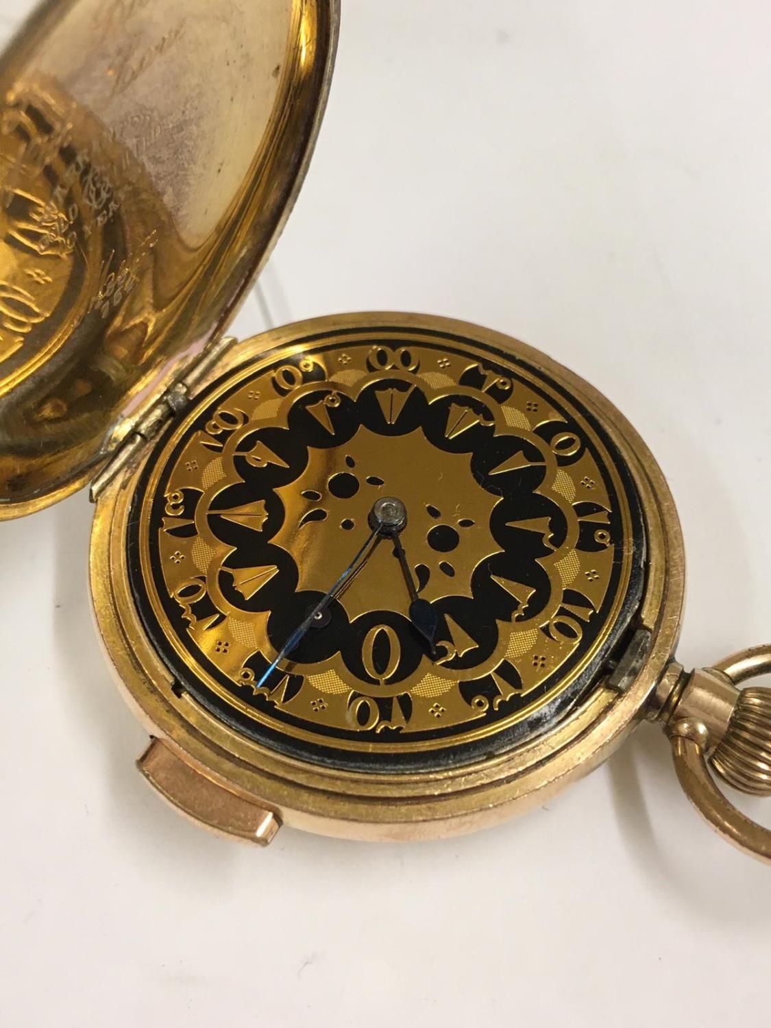 Vintage gold filled ottoman quarter repeater pocket watch ticking and repeat function working . Sold - Image 2 of 7