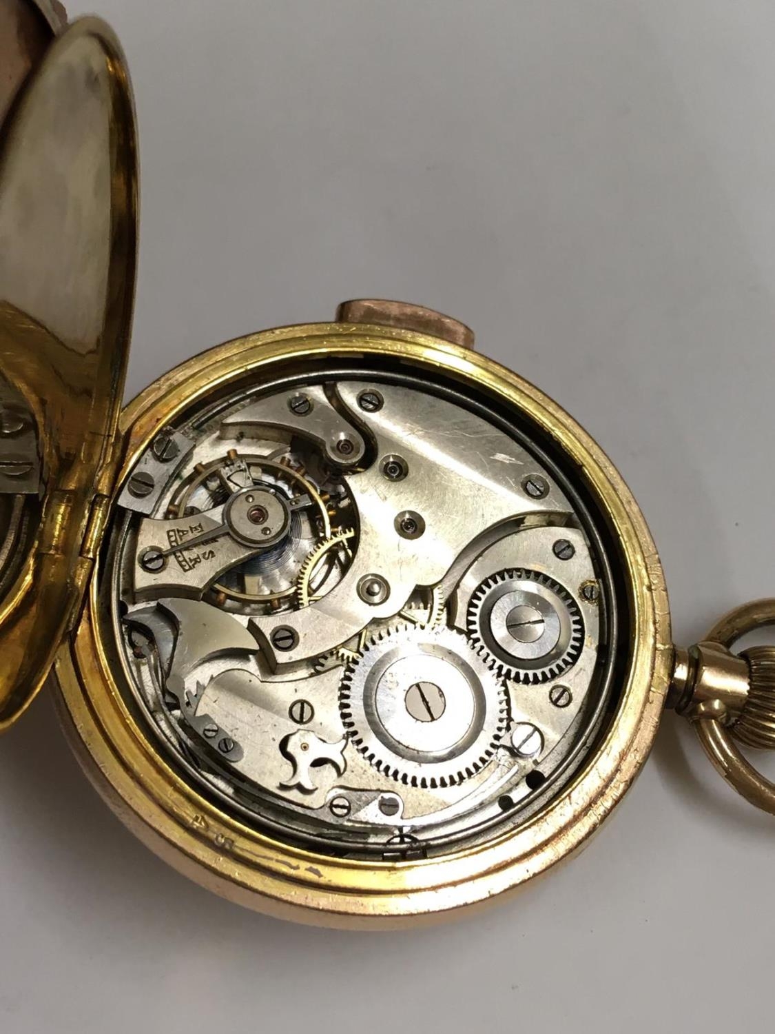 Vintage gold filled ottoman quarter repeater pocket watch ticking and repeat function working . Sold - Image 7 of 7