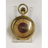 Vintage gold plate Rosskopf pocket watch AF