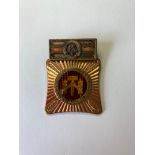 Vintage East German workers medal. As found.