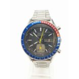 Seiko PEPSI gents chronograph watch.