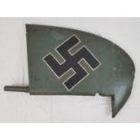 German Aircraft Tail Rudder. Maybe from a Fiesler.