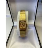 Vintage ladies Favre Leuba watch with gold tone strap. Excellent condition, perfect working order.