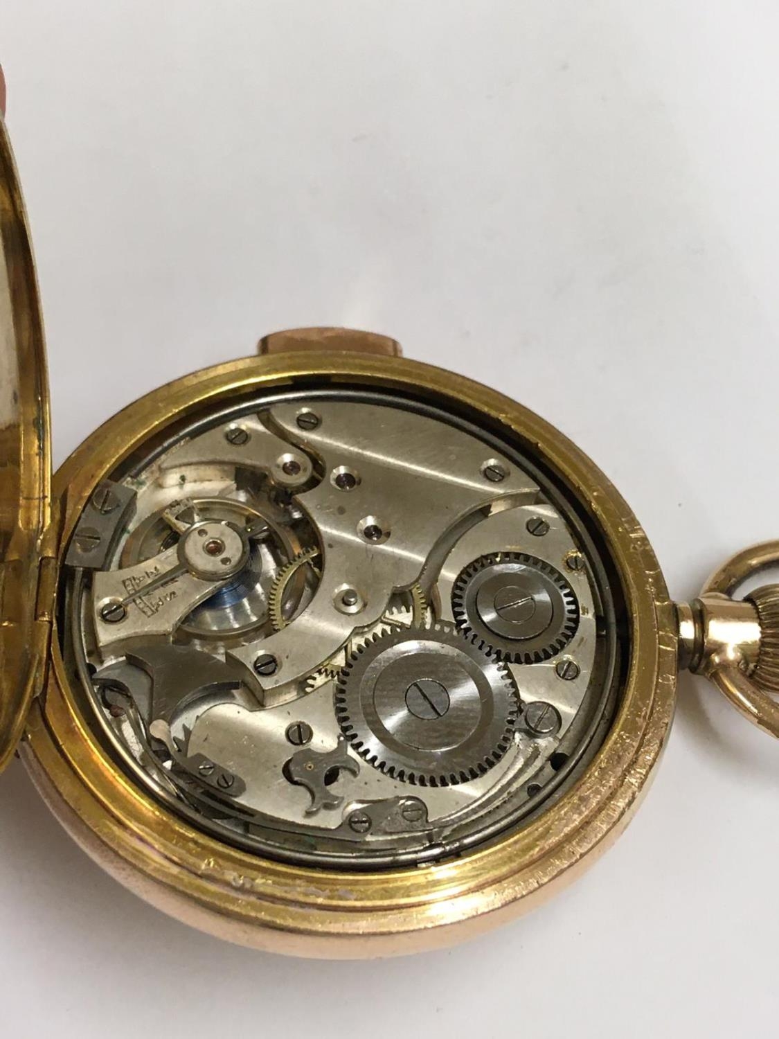 Vintage gold filled ottoman quarter repeater pocket watch ticking and repeat function working . Sold - Image 6 of 7