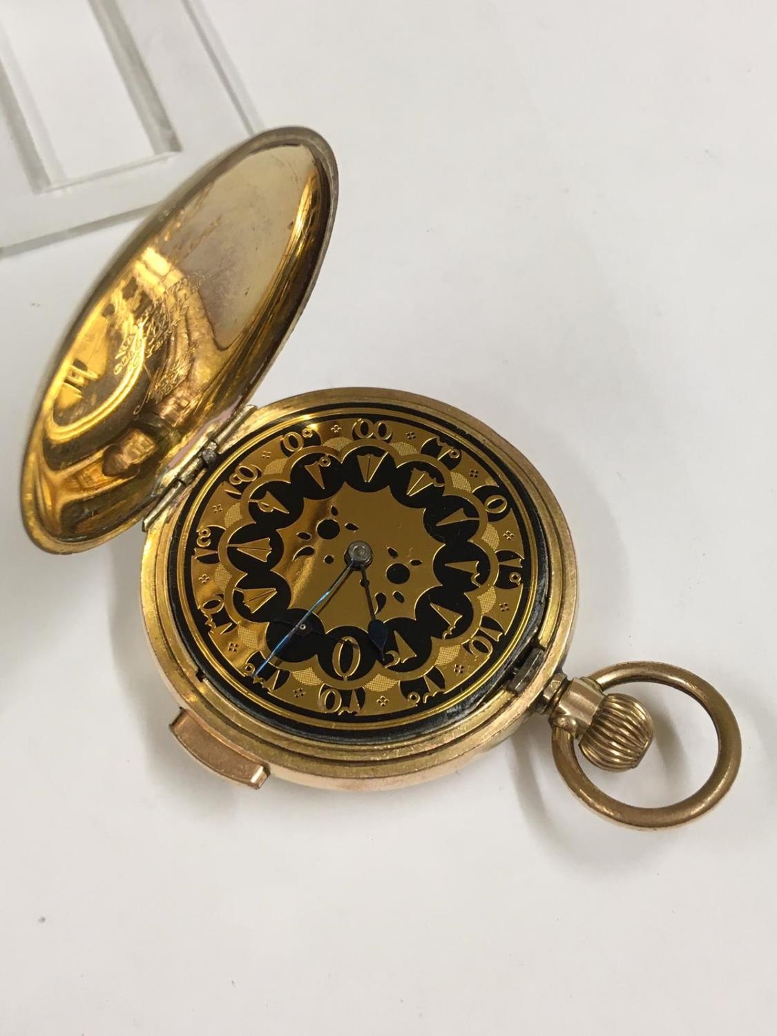 Vintage gold filled ottoman quarter repeater pocket watch ticking and repeat function working . Sold - Image 3 of 7