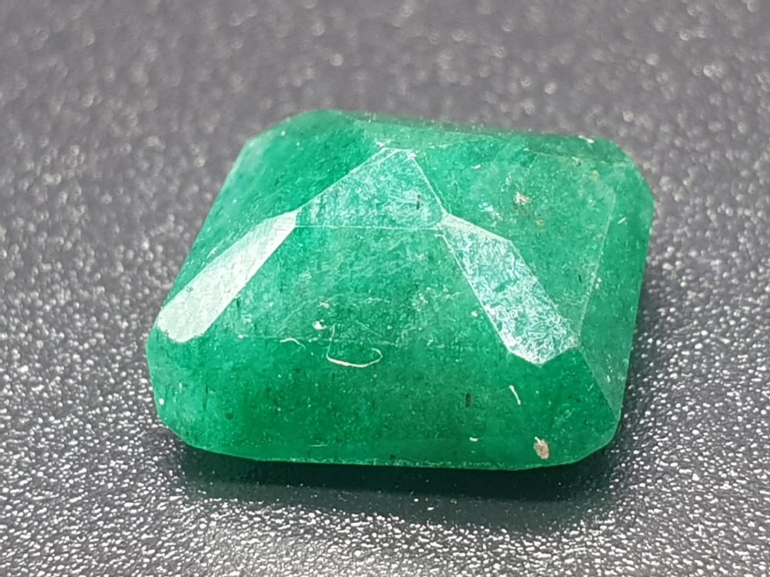 4.94 Ct Natural emerald. Oval shape. IDT certified - Image 2 of 5