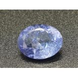 1.30 Ct Tanzanite. Oval shape. IDT certified