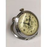 Vintage masonic pocket watch with built in stand , working but no guarantees