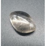 23.65 Ct Natural Rock Crystal. Marquise cabochon. ITLGR certified