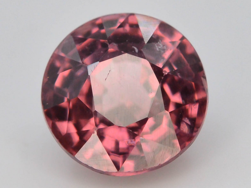 NATURAL RED ZIRCON - CAMBODIA - 1.77 Cts - Certificate GFCO Swiss Laboratory