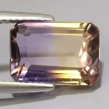 NATURAL AMETRINE - BOLIVIA - 4.99 Cts - Certificate CGT CHIANG MAI THAILAND
