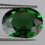 NATURAL GREEN TOURMALINE - MOZAMBIQUE - 2.65 Cts - Certificate GFCO Swiss Laboratory