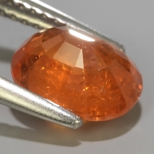 NATURAL SPESSARTITE - NAMIBIA - 2.91 Cts - Certificate GFCO Swiss Laboratory - Image 3 of 4