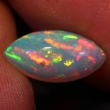 WHITE NATURAL OPAL WELO - ETHIOPIA - 2.08 Cts - Certificate GFCO Swiss Laboratory