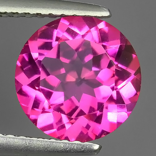 NATURAL PINK TOPAZ - BRAZIL - 4.10 Cts - Certificate GFCO Swiss Laboratory
