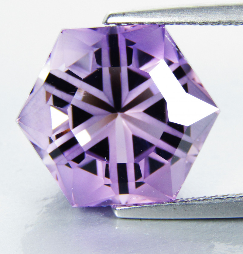 SPLENDID NATURAL AMETHYST - BOLIVIA - 10.37 Cts - Certificate GFCO Swiss Laboratory - Image 3 of 5