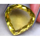 NATURAL CITRINE - BOLIVIA - 49.35 Cts - Certificat GFCO Swiss Laboratory