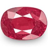 NATURAL RUBY CORUNDUM - 6.07 Cts - BURMA MYANMAR - - Certificate AIG (American International GemLab