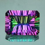 NATURAL MYSTIC TOPAZ - BRAZIL - 9.11 Cts - Certificate GFCO Swiss Laboratory