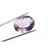 NATURAL AMETRINE - BOLIVIA - 38.70 Cts - Certificat GFCO Swiss Laboratory