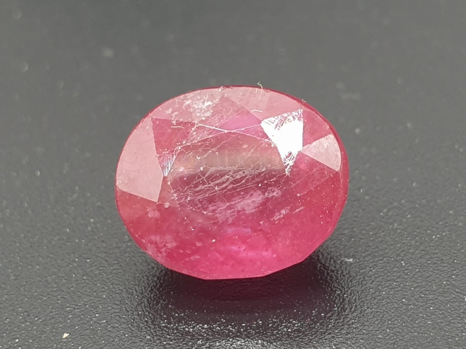 5.14ct ruby (clarity enhanced) GJSPC Certified