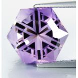 SPLENDID NATURAL AMETHYST - BOLIVIA - 10.37 Cts - Certificate GFCO Swiss Laboratory