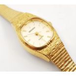 A Ladies Sekonda Gold-Plated watch. Quartz Movement. As Found.