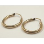 9ct Pair of small Sleeper EARRINGS