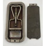 1927 ''Rolls Razor'' self Sharpening safety razor in metal travel container 15x7cms