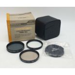 A Merkury Optics, 3 piece high resolution filter set. As new, in case and box.