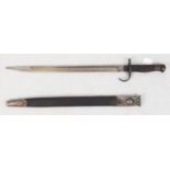 An amazing museum quality replica Hooked Quillion 1907 Pattern Bayonet. Almost perfect in every