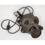 Rare WW2 Radio Operators Gas Mask, complete with headphones.