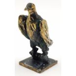 A Vintage Bronze Bier Eagle Figurine from Israel. 4.5cm.
