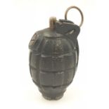 Inert WW2 No 36 Mills HAND GRENADE. The body and base both made by Kenrick in 1944. Complete with