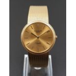 Patek Philippe Geneve 18ct Gold Quartz WATCH solid 18ct Gold Strap. 82g