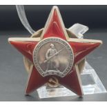 Order of the RED STAR. Serial Number 3014533. Korean War issue.