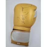 A David Haye signed Gold Boxing Glove.