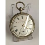 Antique silver lever pocket watch ( Coventry ). Ticks if shaken but no key . Sold with no guarantees