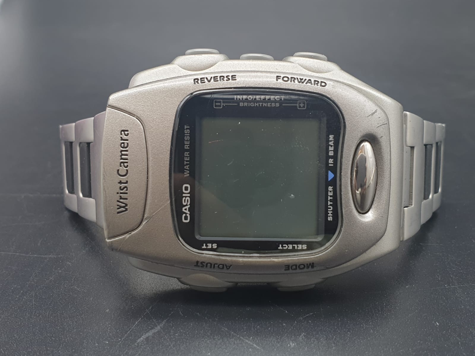 Casio Wrist Camera WQV Watch. Stainless Steel strap. Comes with all original paperwork, infra red - Image 9 of 12