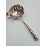 Early English Silver Ladle. Weighs 82g and is 17cm long