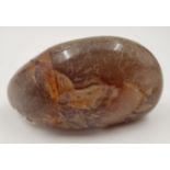 A Large Agate Stone - 297g. 9cm