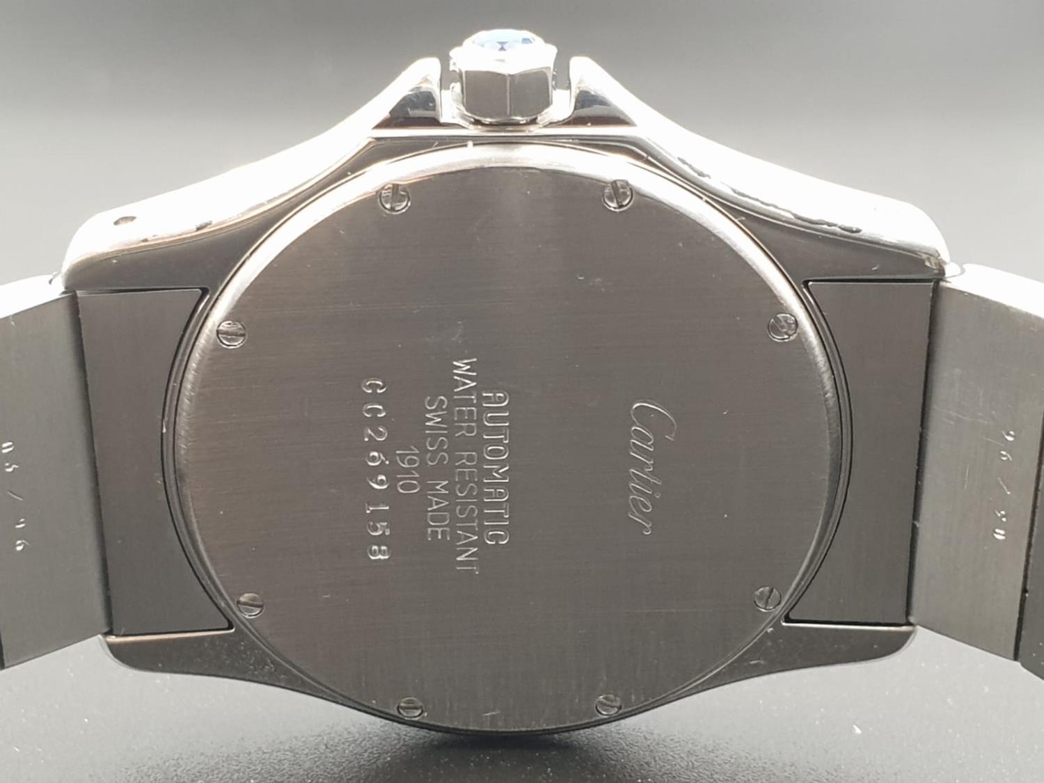 Cartier Automatic Stainless Steel WATCH and strap. 36mm - Image 7 of 9