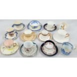 A Potpourri of Vintage Porcelain Coffee and Tea Ware.
