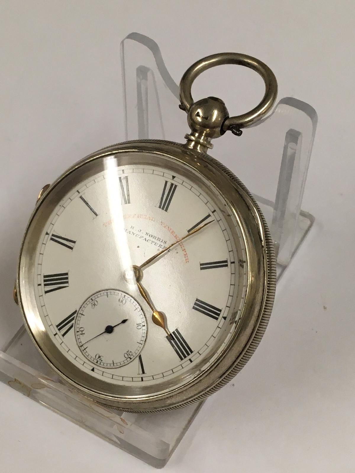 Antique silver lever pocket watch ( Coventry ). Ticks if shaken but no key . Sold with no guarantees - Image 7 of 11