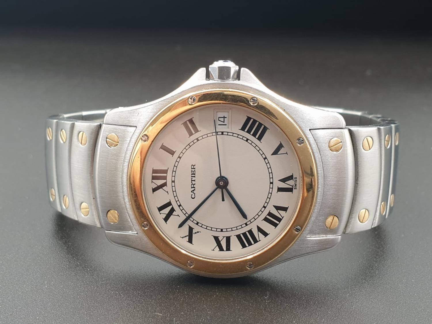 Cartier Automatic Stainless Steel WATCH and strap. 36mm