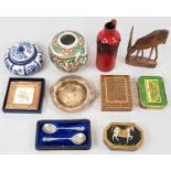 An Eclectic Mix of 10 Pieces ranging from Vintage Ceramic to Trinket Boxes.