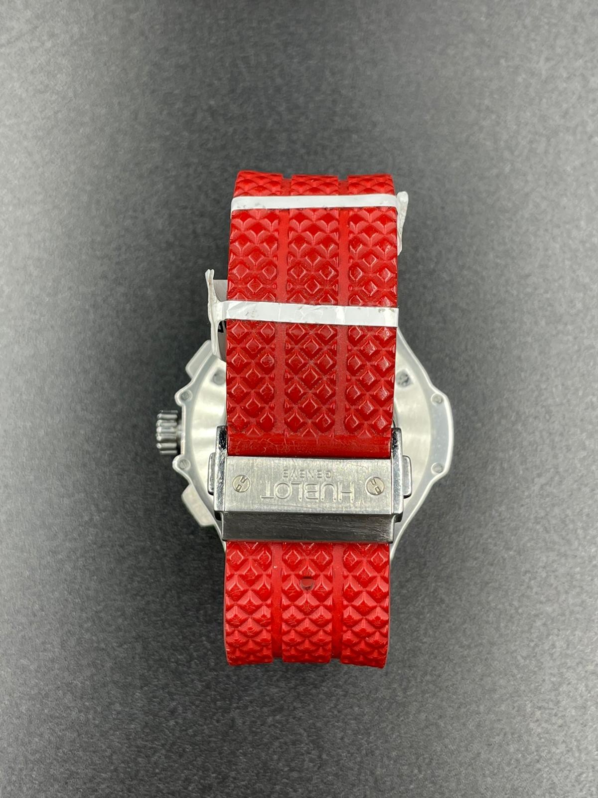 Hublot Big Bang chronometer watch with black face and original diamond dial - Image 5 of 5